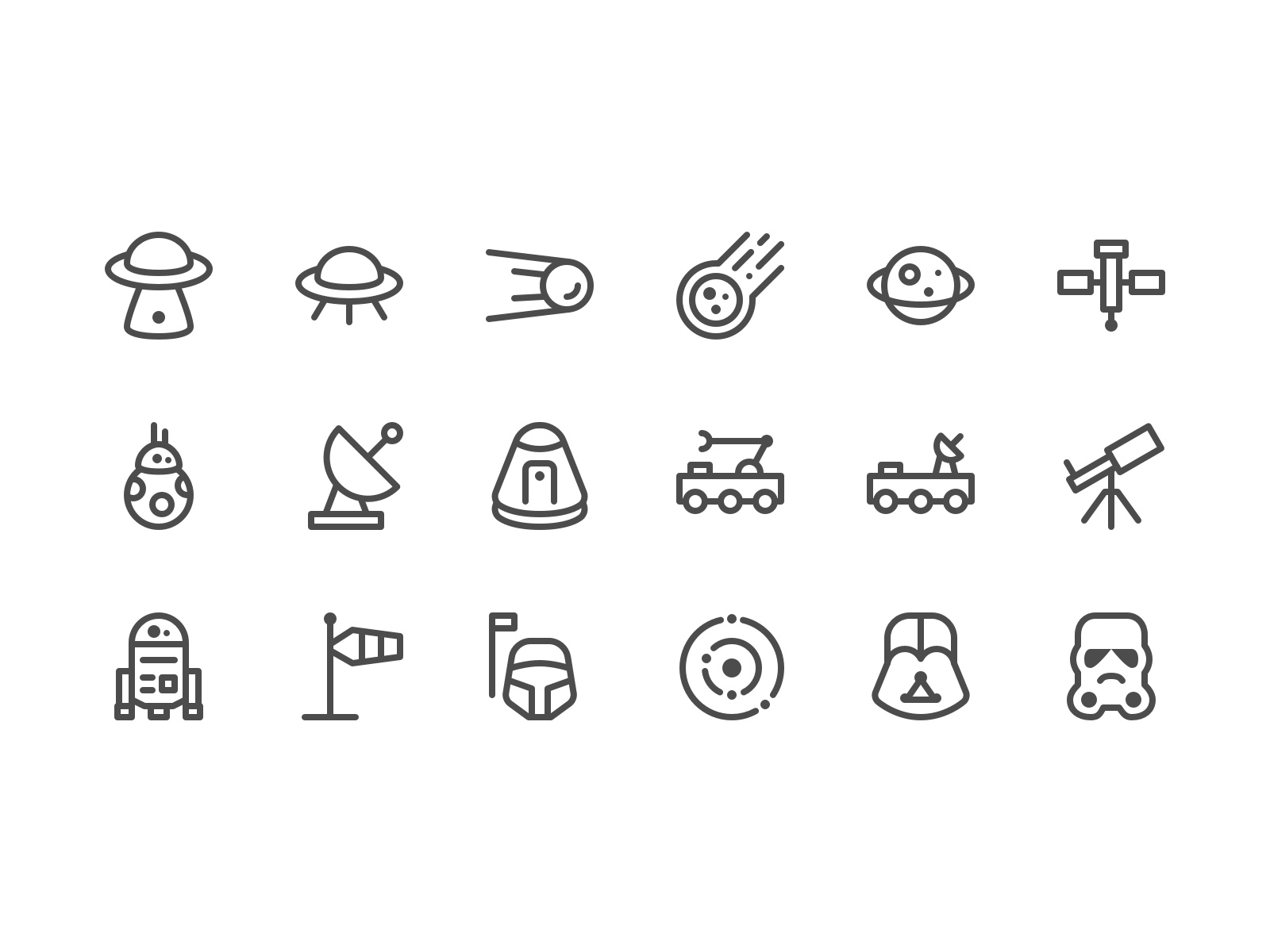 Space Stuff Icon Set